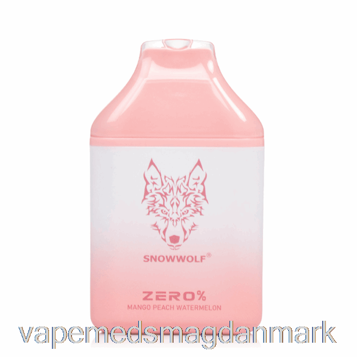 Vape Væske Snowwolf Zero 5500 0% Nikotinfri Engangs Mango Fersken Vandmelon